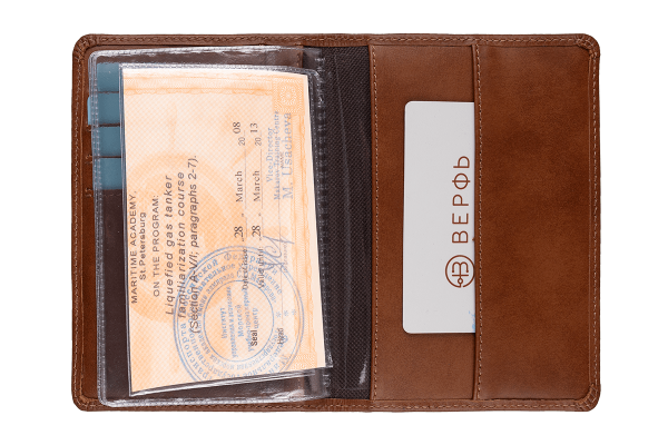 Бумажник водителя Driver Brown