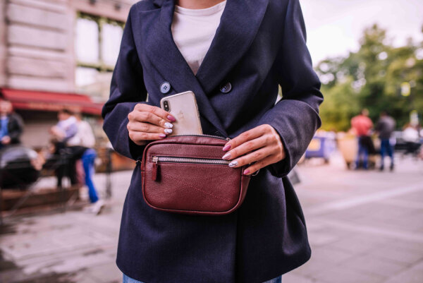Поясная сумка Bumbag Bordo