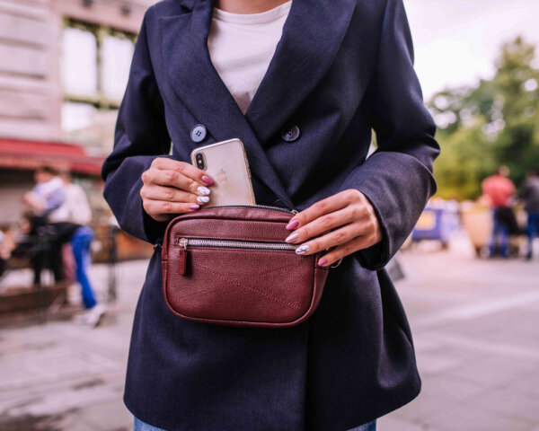 Поясная сумка Bumbag Bordo