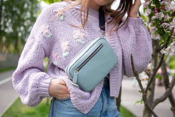 Поясная сумка Bumbag Grey-Blue
