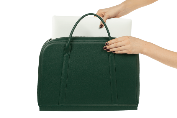 Женская деловая сумка Riviera green