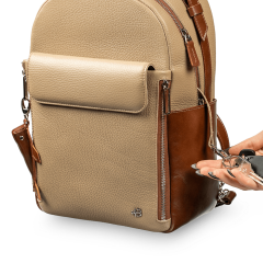 Женский рюкзак Big Dolphin Beige - Image 12