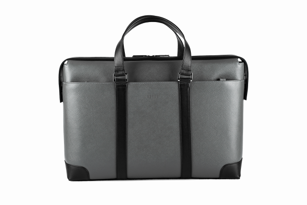 Мужская деловая сумка Pebble Grey-Black