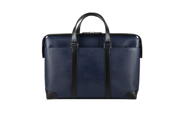 Мужская деловая сумка Pebble Blue-Black