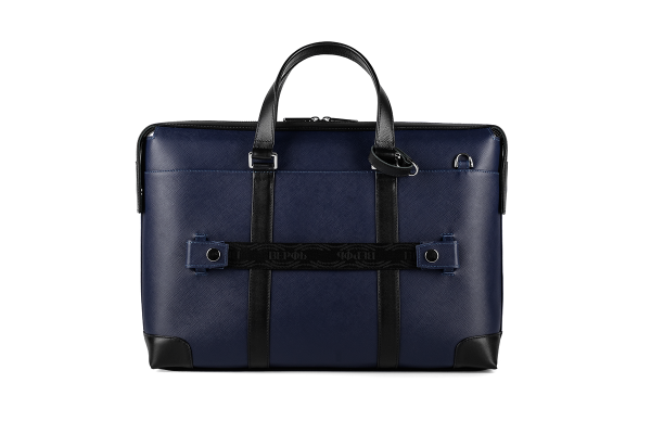 Мужская деловая сумка Pebble Blue-Black