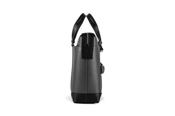 Мужская деловая сумка Pebble Grey-Black