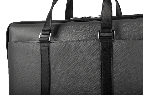 Мужская деловая сумка Pebble Grey-Black