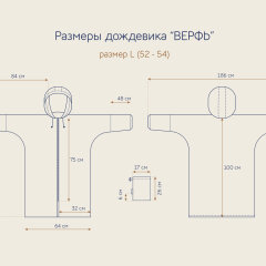 Дождевик Маяк размер L