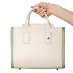 Женская сумка Tote Medium Mint-Ivory