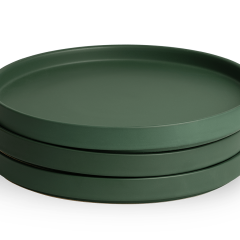 Тарелка для основных блюд 25 см Dark green/Еловый