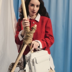 Женская сумка Big Shell White - Image 3