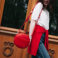 Сумка круглая Red - Image 11