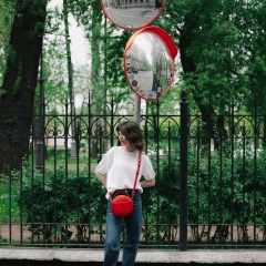 Сумка круглая Red - Image 12