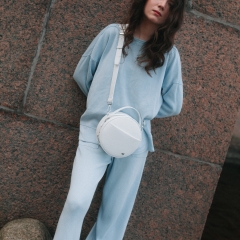 Сумка круглая White - Image 2