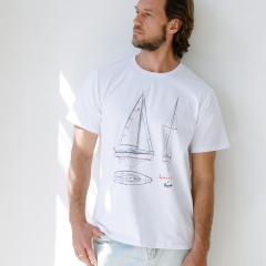 Футболка Yacht Drawing мужская 3XL - Image 5