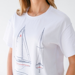Футболка Yacht Drawing женская XS-S - Image 4