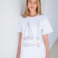 Футболка Yacht Drawing женская XS-S - Image 3