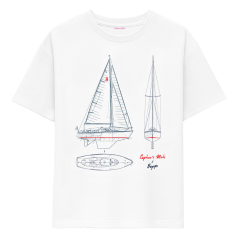 Футболка Yacht Drawing женская XS-S - Image 2