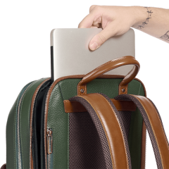Мужской рюкзак Cliff Green-Brown New - Image 8