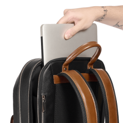Мужской рюкзак Cliff Black-Brown New - Image 10