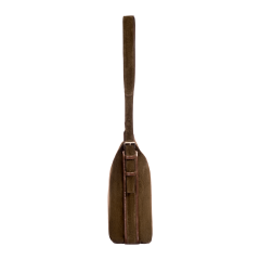 Женская сумка Calm велюр Choco - Image 6