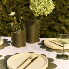 Подсвечник-ваза Veranda S Olive - Image 2