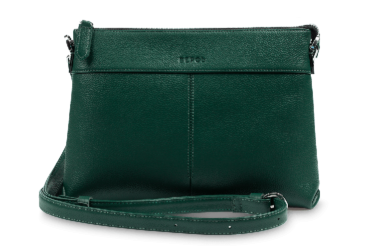 Женская сумка-клатч Breeze Green - Верфь, размер 24 х 16 х 4, цвет зеленый - фото 1