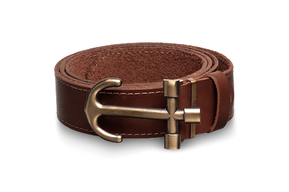 Ремень Anchor Belt Gold brown. Верфь - Верфь