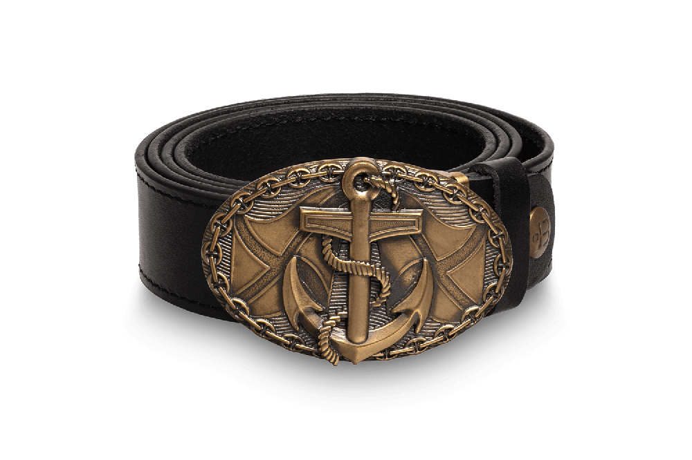 Ремень Андреевский Флаг black. Верфь - Верфь