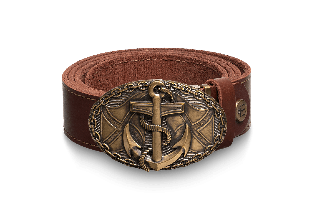 Ремень Андреевский Флаг brown. Верфь - Верфь