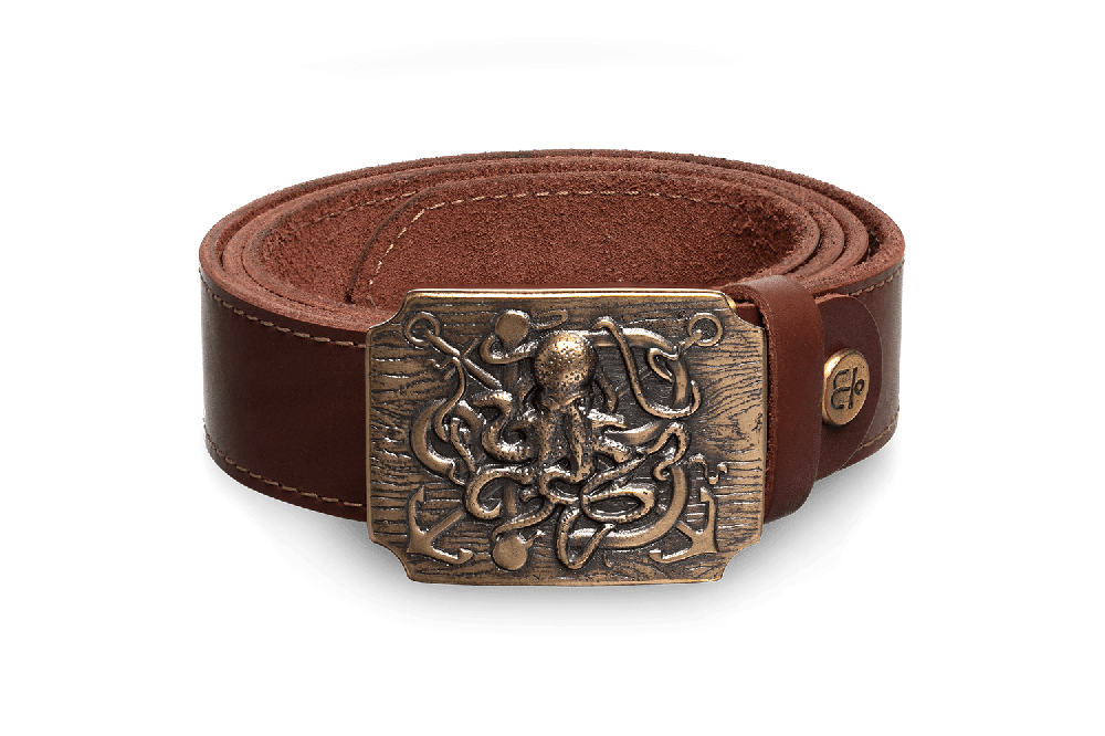 Ремень Кракен brown. Верфь - Верфь