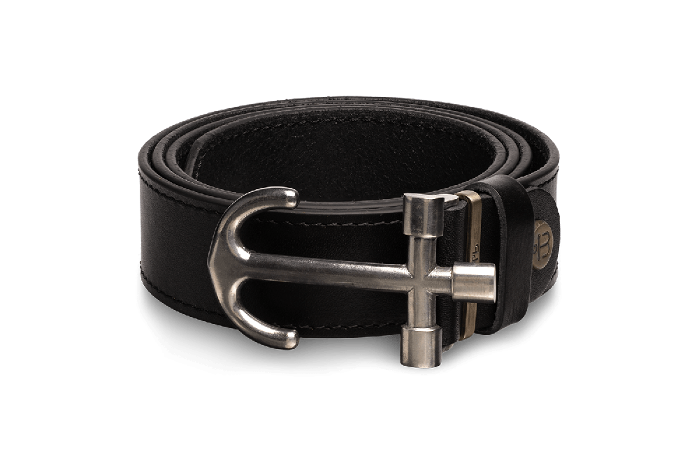 Ремень Anchor Belt Silver black. Верфь - Верфь