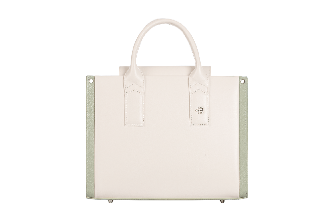 Женская сумка Tote Medium Mint-Ivory Белый Мятный - Верфь 15000₽
