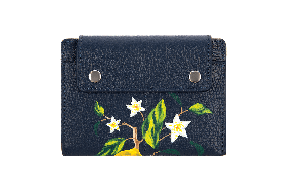 Дорожный кошелек Smart Blue Гжель  Синий