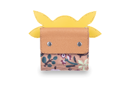 Кошелек Лунная пчела канвас Beige  Бежевый