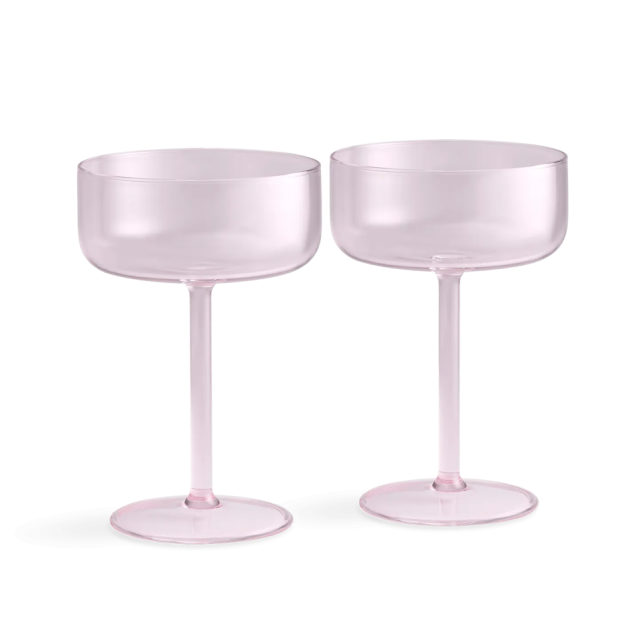 Бокалы для шампанского 2 шт Pink/Японский Розовый